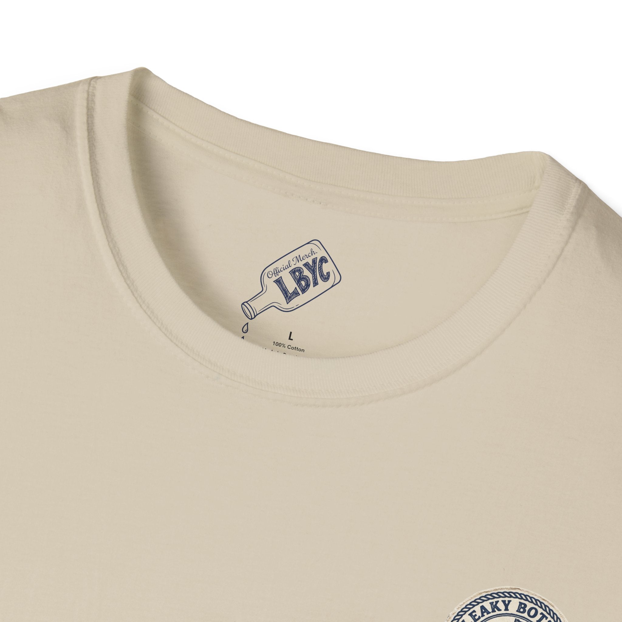 Leaky Bottle Yacht Club Classic Logo Unisex Softstyle T-Shirt