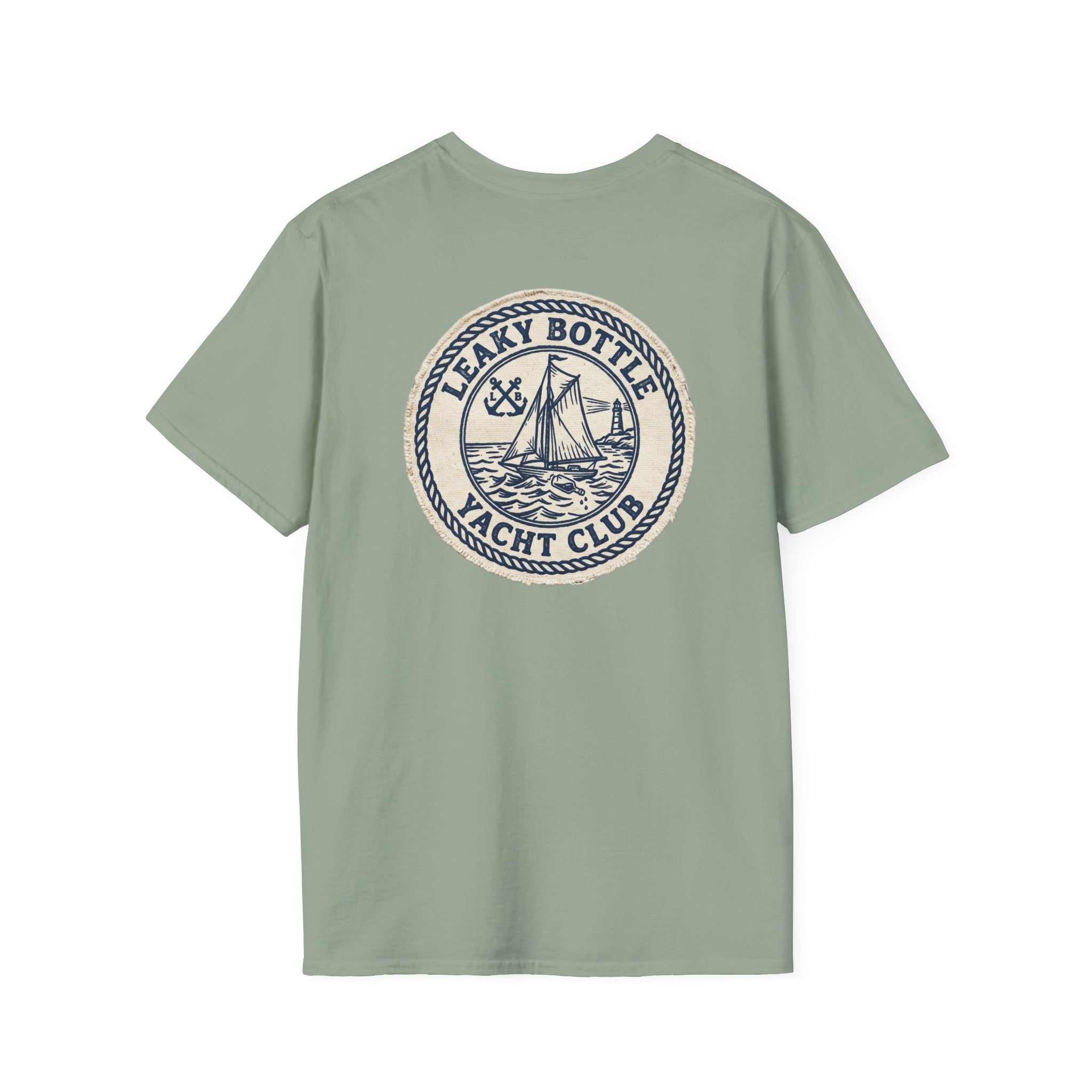 Leaky Bottle Yacht Club Classic Logo Unisex Softstyle T-Shirt