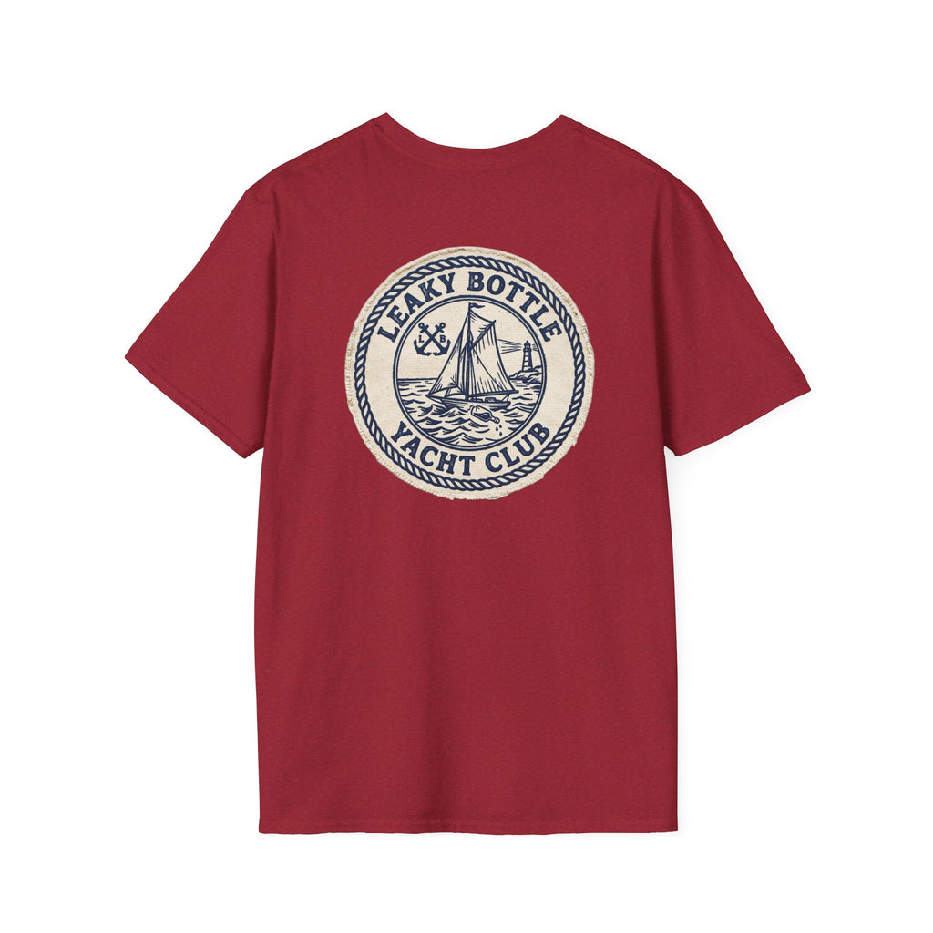 Leaky Bottle Yacht Club Classic Logo Unisex Softstyle T-Shirt