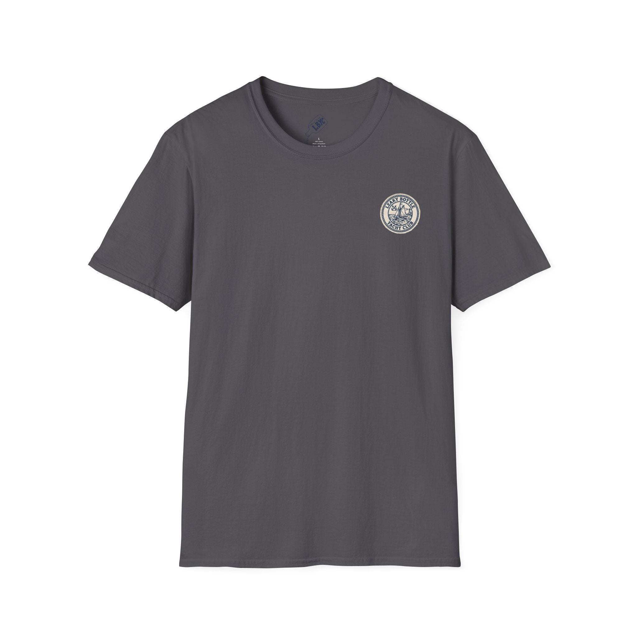 Leaky Bottle Yacht Club Classic Logo Unisex Softstyle T-Shirt