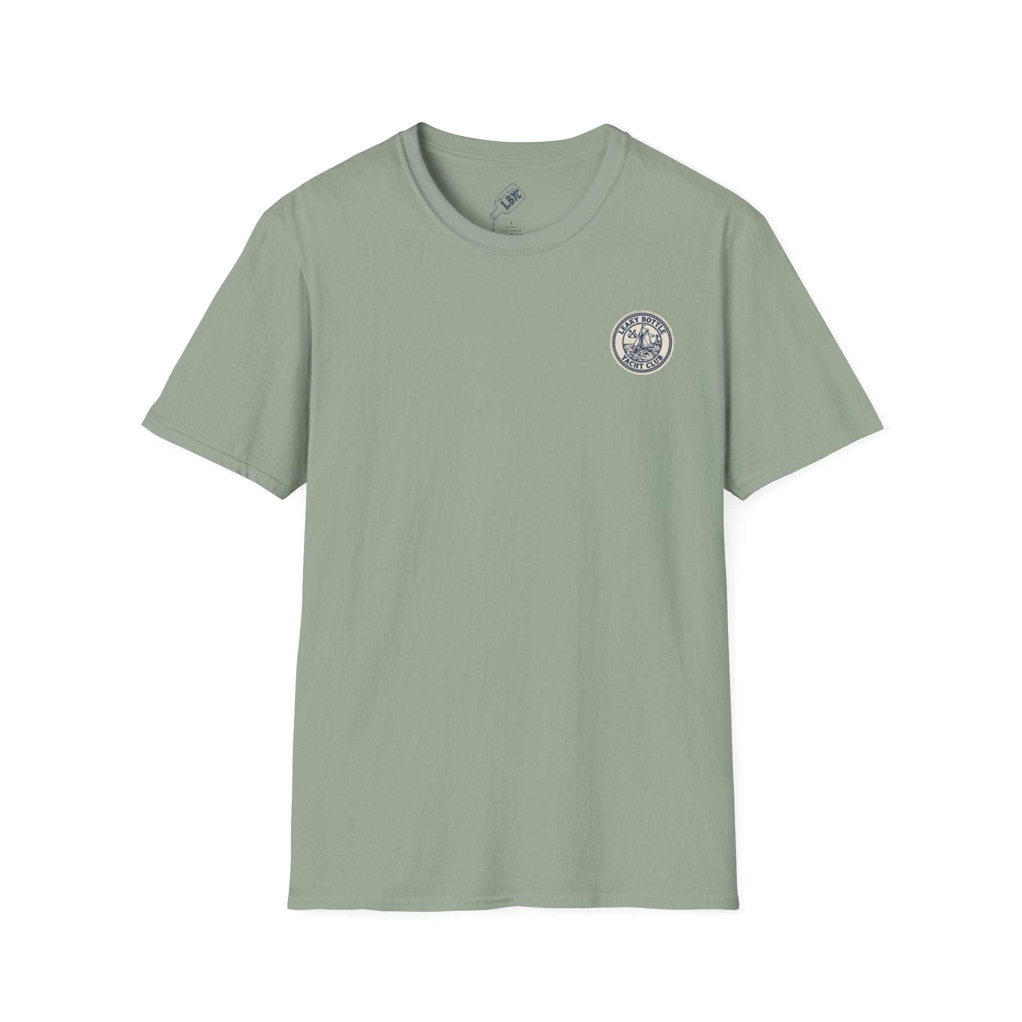 Leaky Bottle Yacht Club Classic Logo Unisex Softstyle T-Shirt