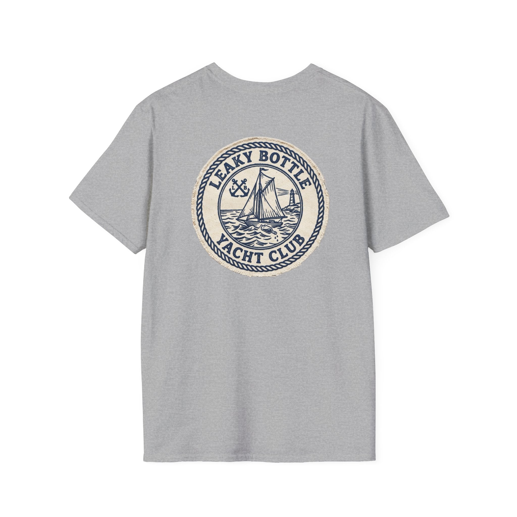 Leaky Bottle Yacht Club Classic Logo Unisex Softstyle T-Shirt