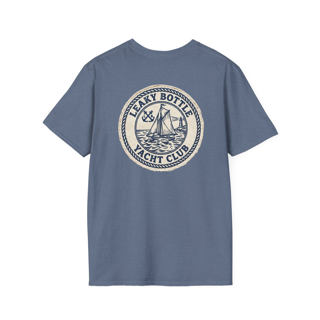 Leaky Bottle Yacht Club Classic Logo Unisex Softstyle T-Shirt