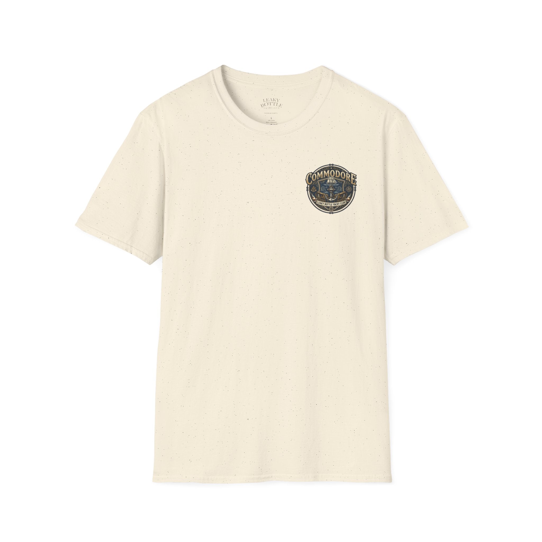 Commodore Yacht Club T-Shirt — Leaky Bottle Yacht Club Vintage Nautical Shirt