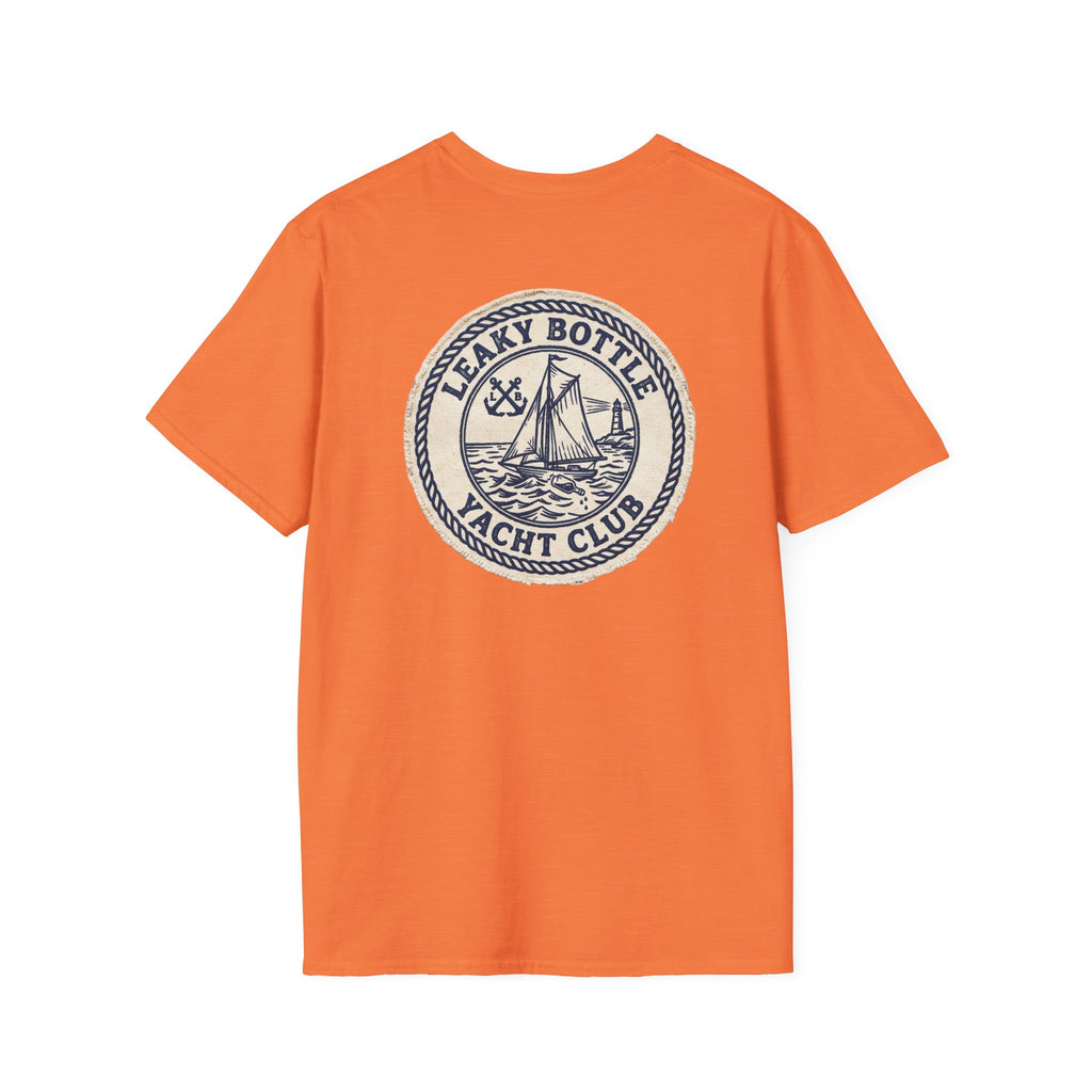 Leaky Bottle Yacht Club Classic Logo Unisex Softstyle T-Shirt