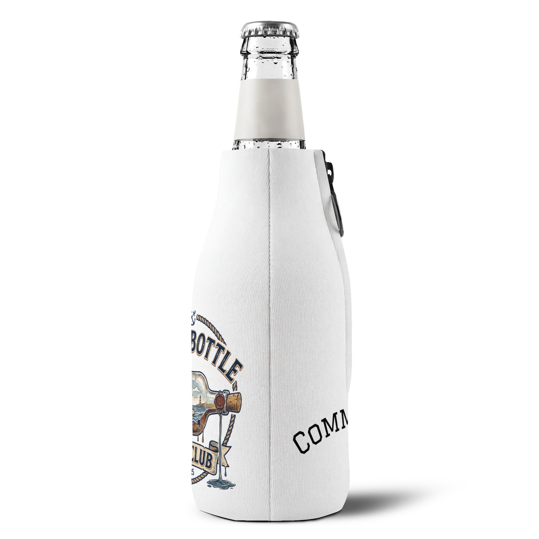 LBYC Commodore Zip-Up Bottle Cooler Sleeve