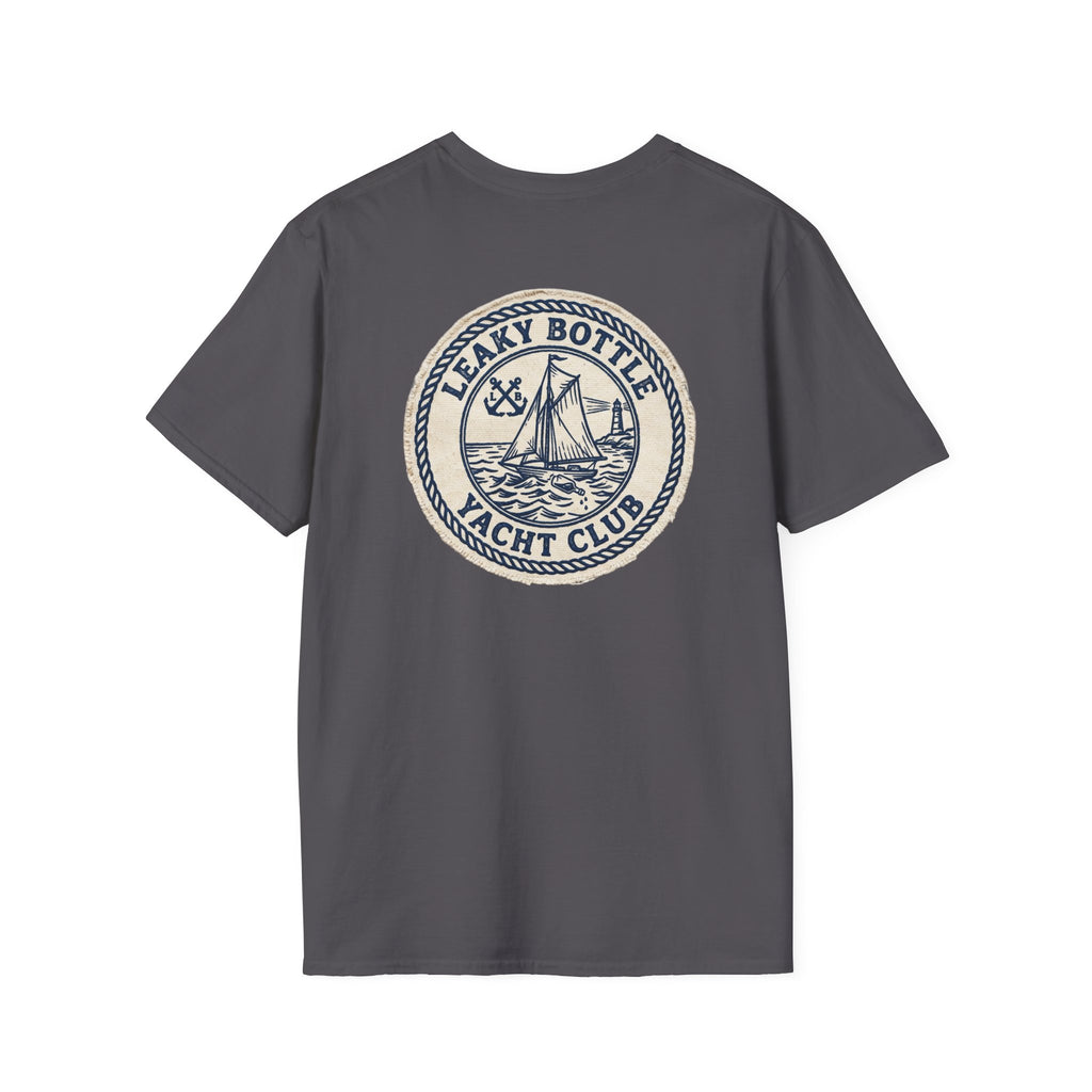 Leaky Bottle Yacht Club Classic Logo Unisex Softstyle T-Shirt