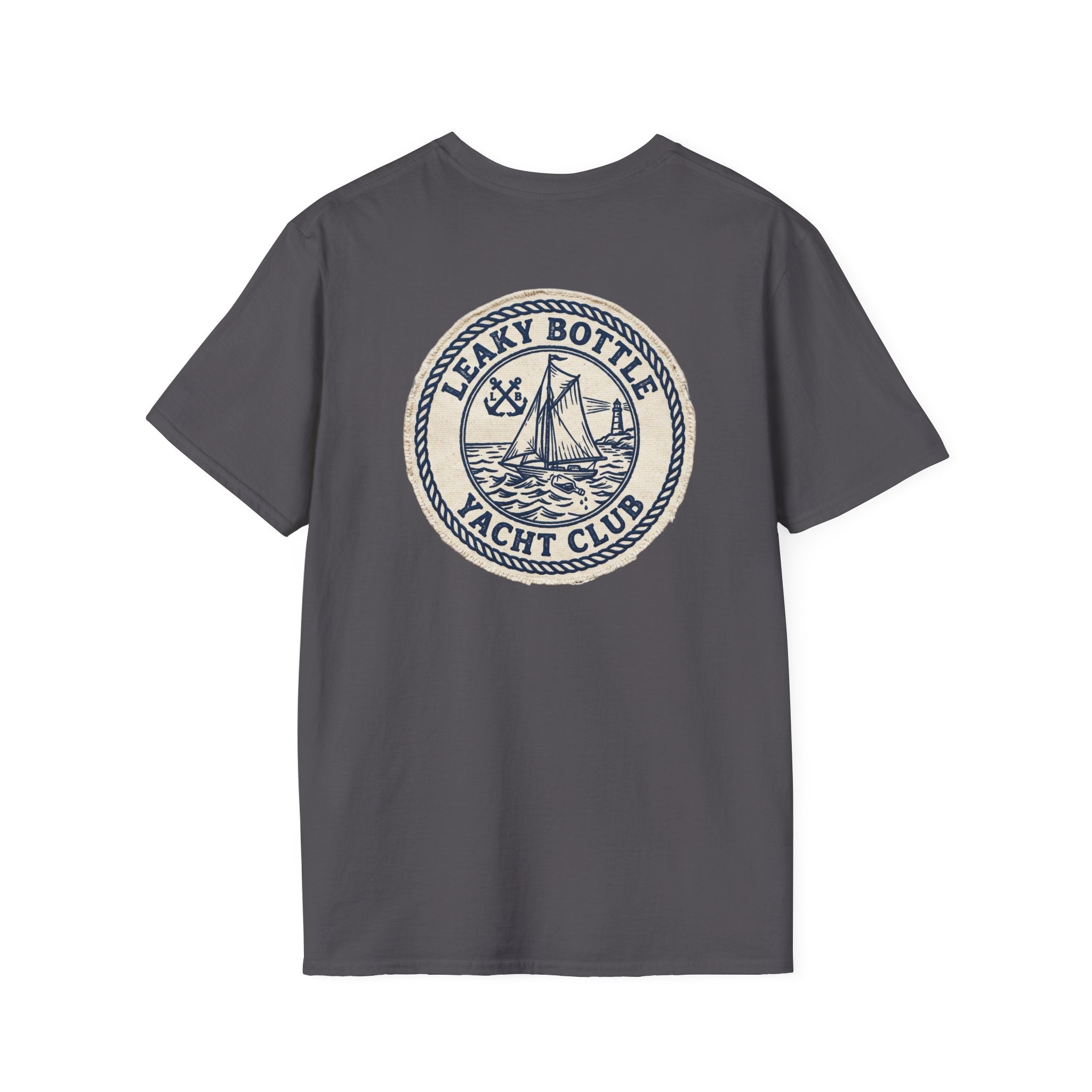 Leaky Bottle Yacht Club Classic Logo Unisex Softstyle T-Shirt