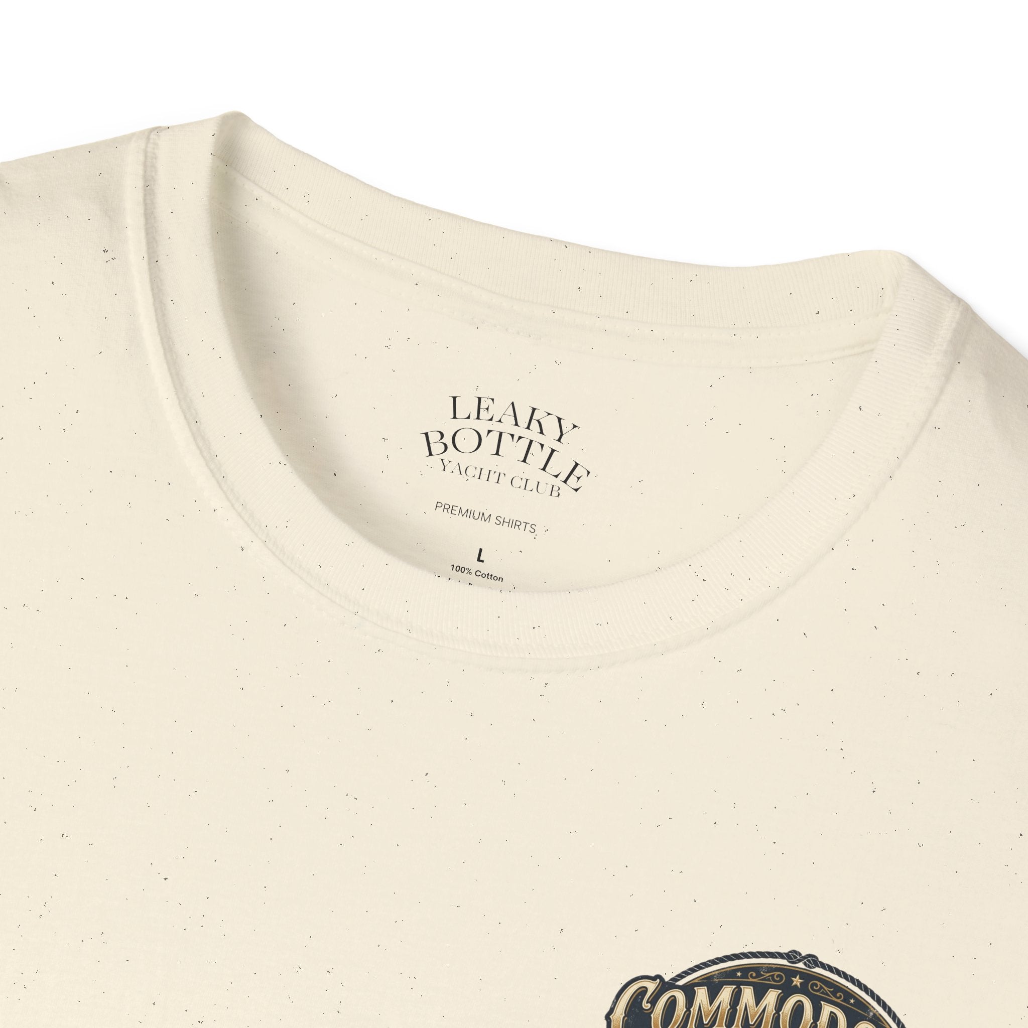 Commodore Yacht Club T-Shirt — Leaky Bottle Yacht Club Vintage Nautical Shirt