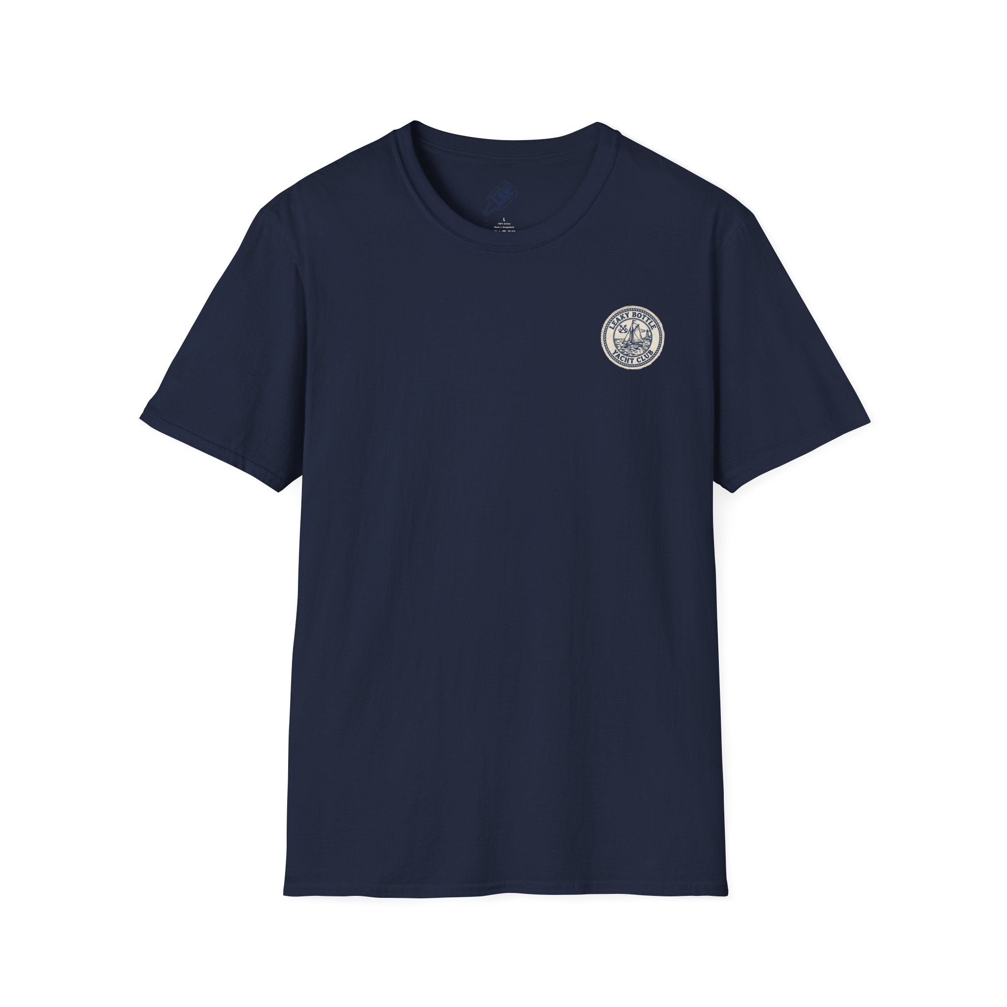 Leaky Bottle Yacht Club Classic Logo Unisex Softstyle T-Shirt