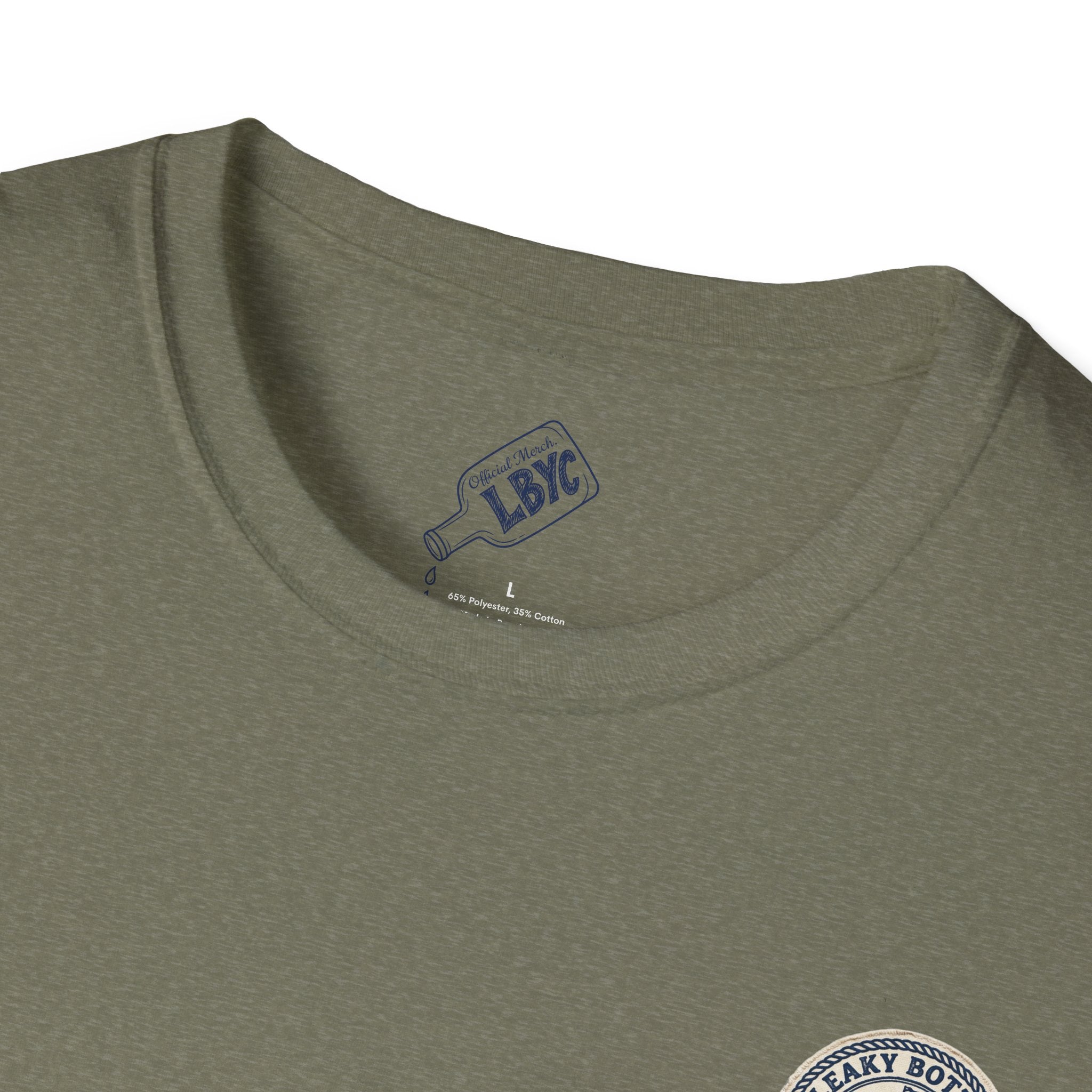 Leaky Bottle Yacht Club Classic Logo Unisex Softstyle T-Shirt