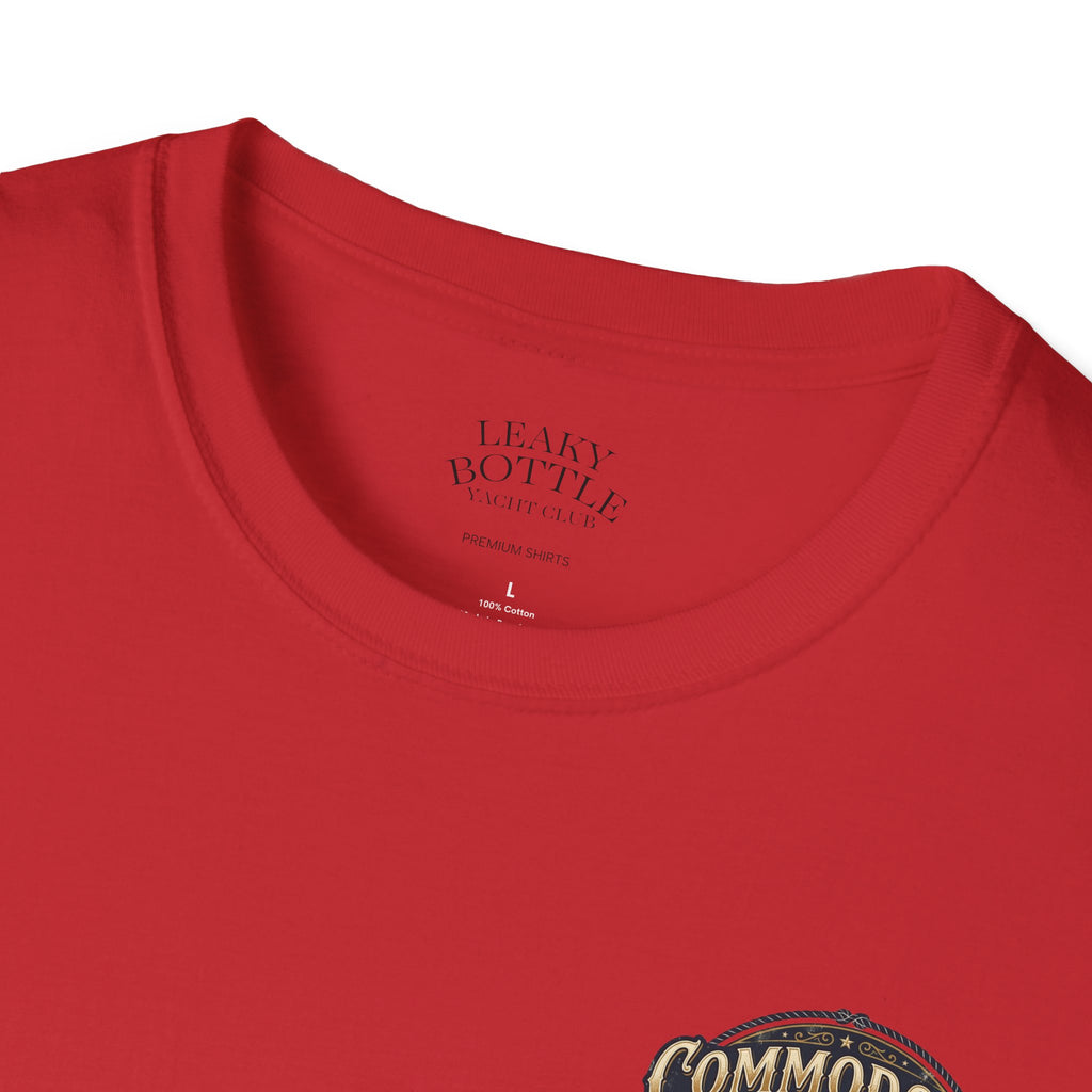Commodore Yacht Club T-Shirt — Leaky Bottle Yacht Club Vintage Nautical Shirt