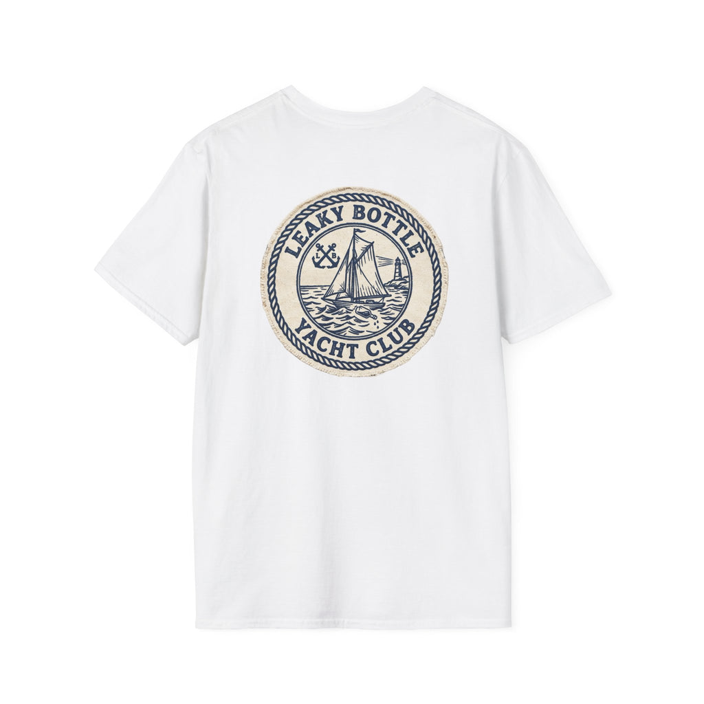 Leaky Bottle Yacht Club Classic Logo Unisex Softstyle T-Shirt