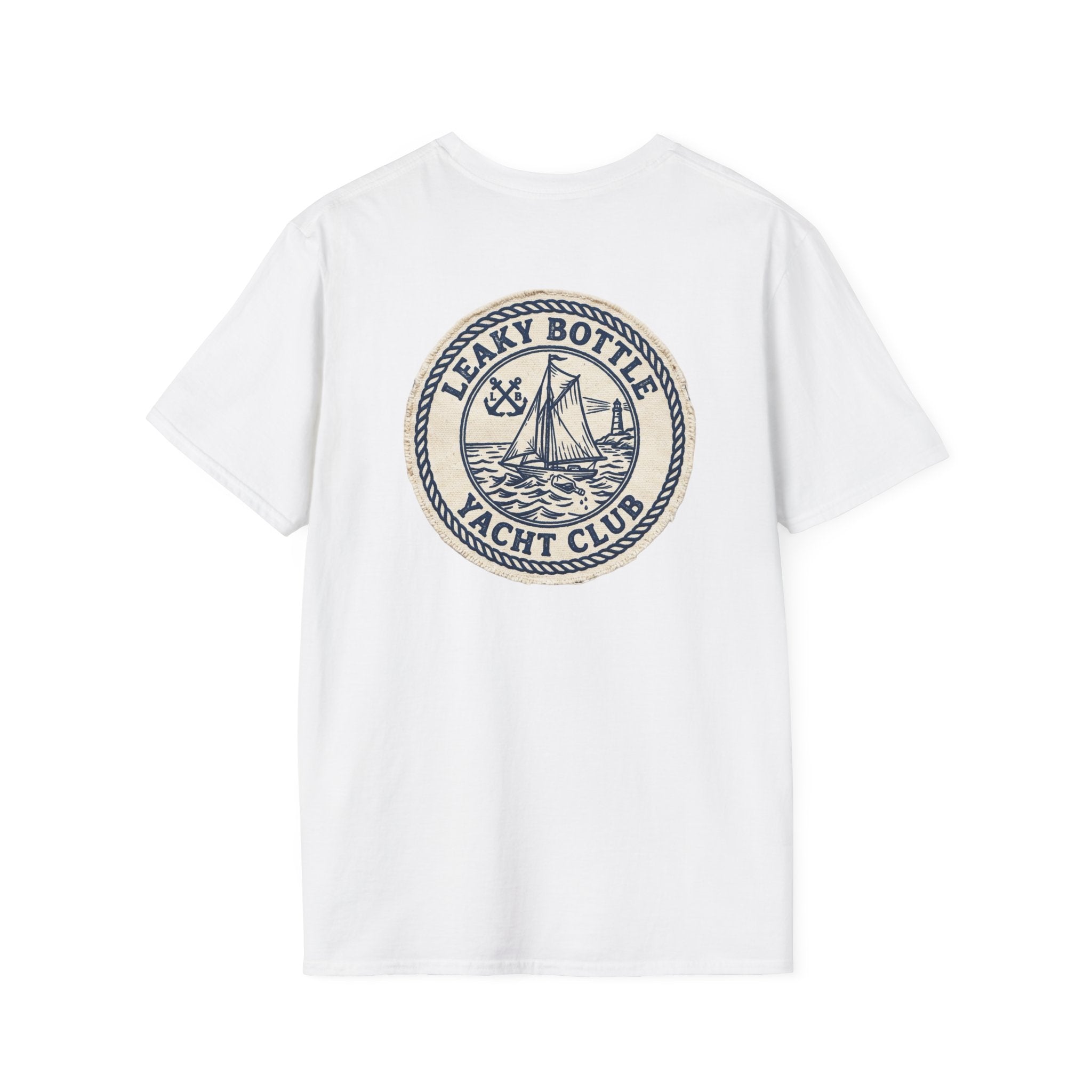 Leaky Bottle Yacht Club Classic Logo Unisex Softstyle T-Shirt