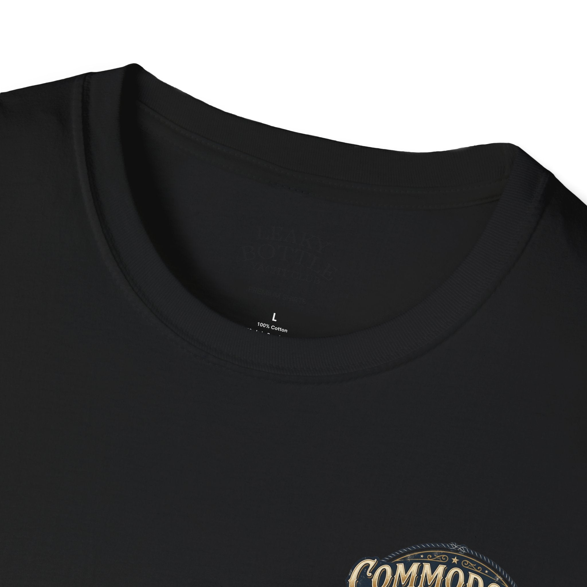 Commodore Yacht Club T-Shirt — Leaky Bottle Yacht Club Vintage Nautical Shirt