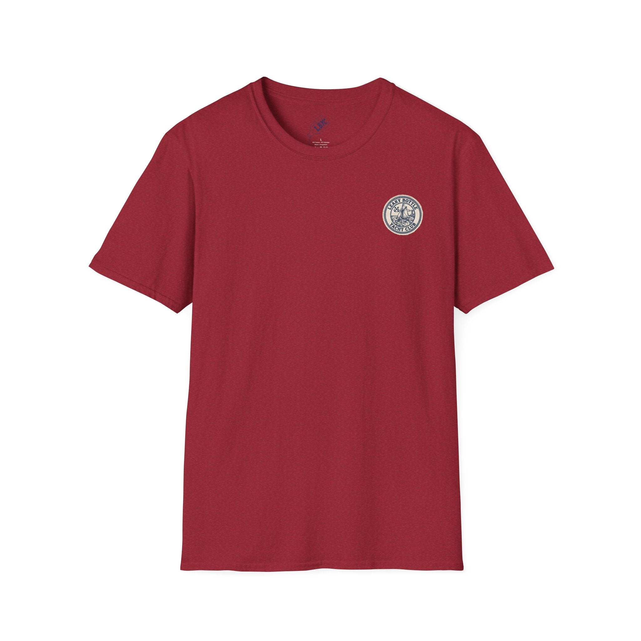 Leaky Bottle Yacht Club Classic Logo Unisex Softstyle T-Shirt