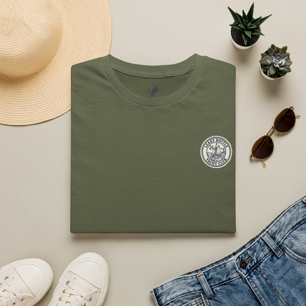 Leaky Bottle Yacht Club Classic Logo Unisex Softstyle T-Shirt