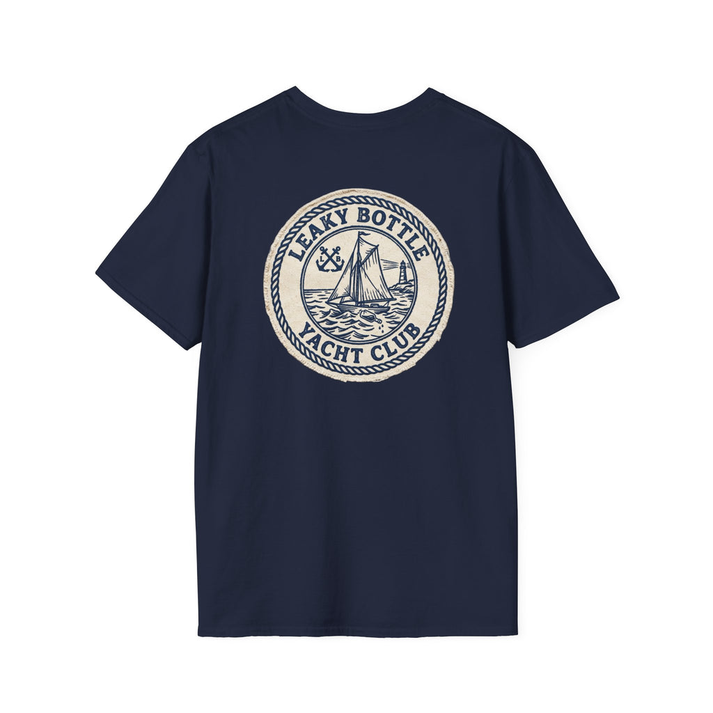 Leaky Bottle Yacht Club Classic Logo Unisex Softstyle T-Shirt