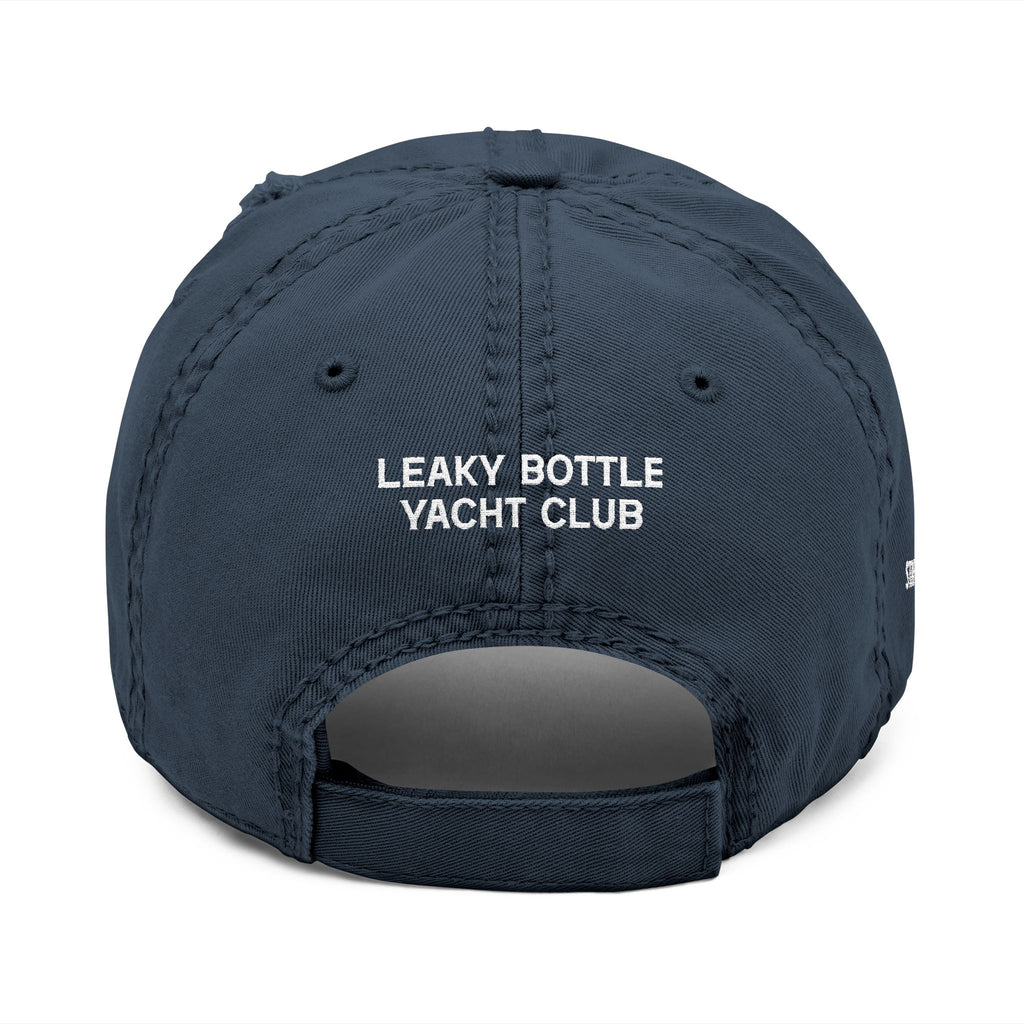 'Safety Officer' Dad Hat – Leaky Bottle Yacht Club Distressed Embroidered Cap