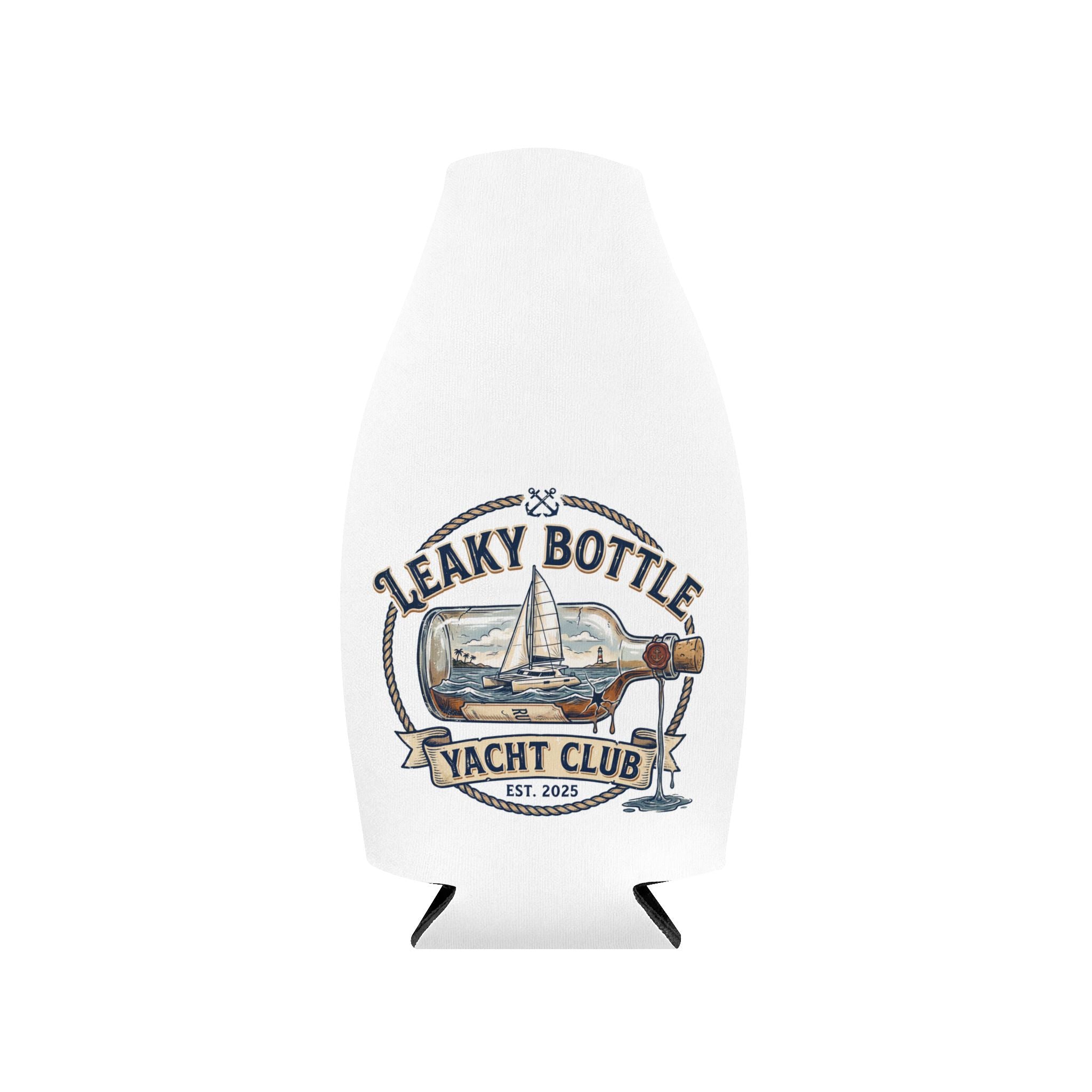 LBYC Commodore Zip-Up Bottle Cooler Sleeve
