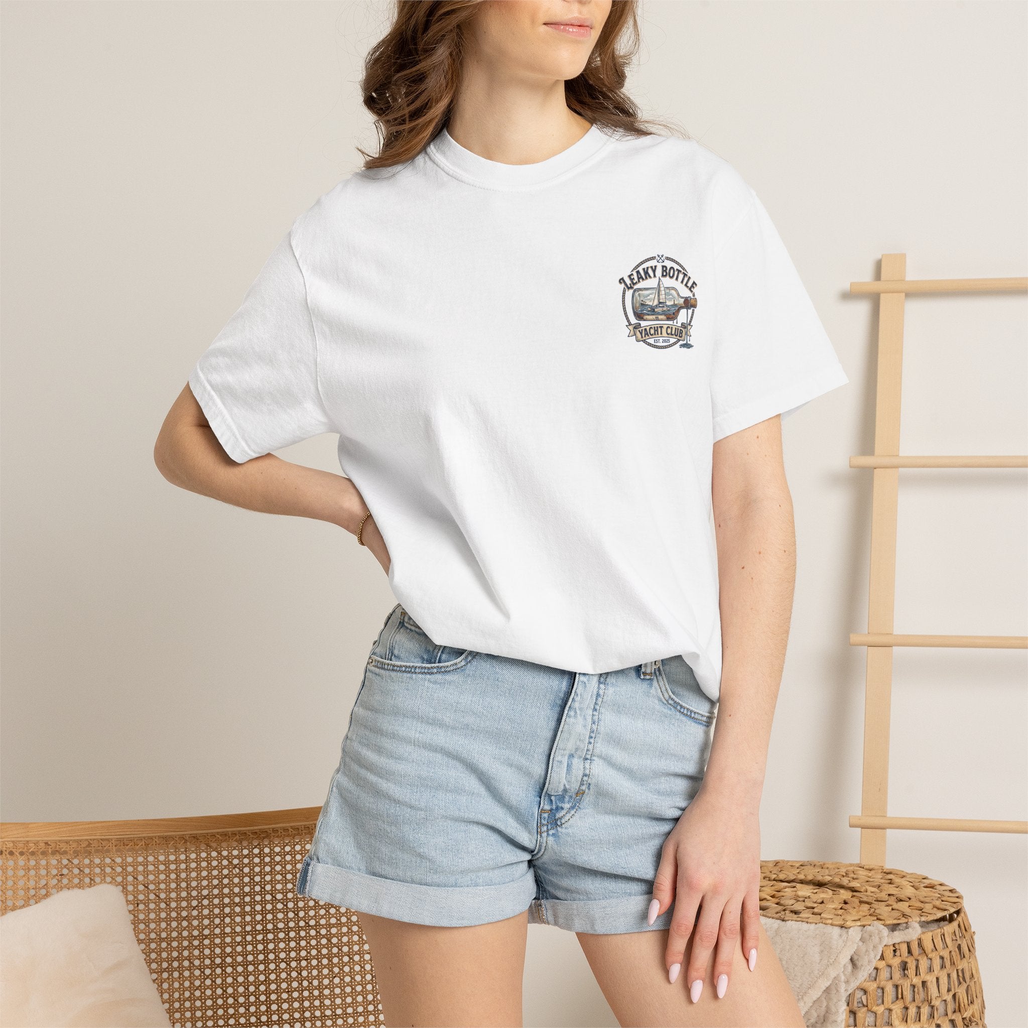 LBYC Cruising Cat Unisex Garment-Dyed T-shirt