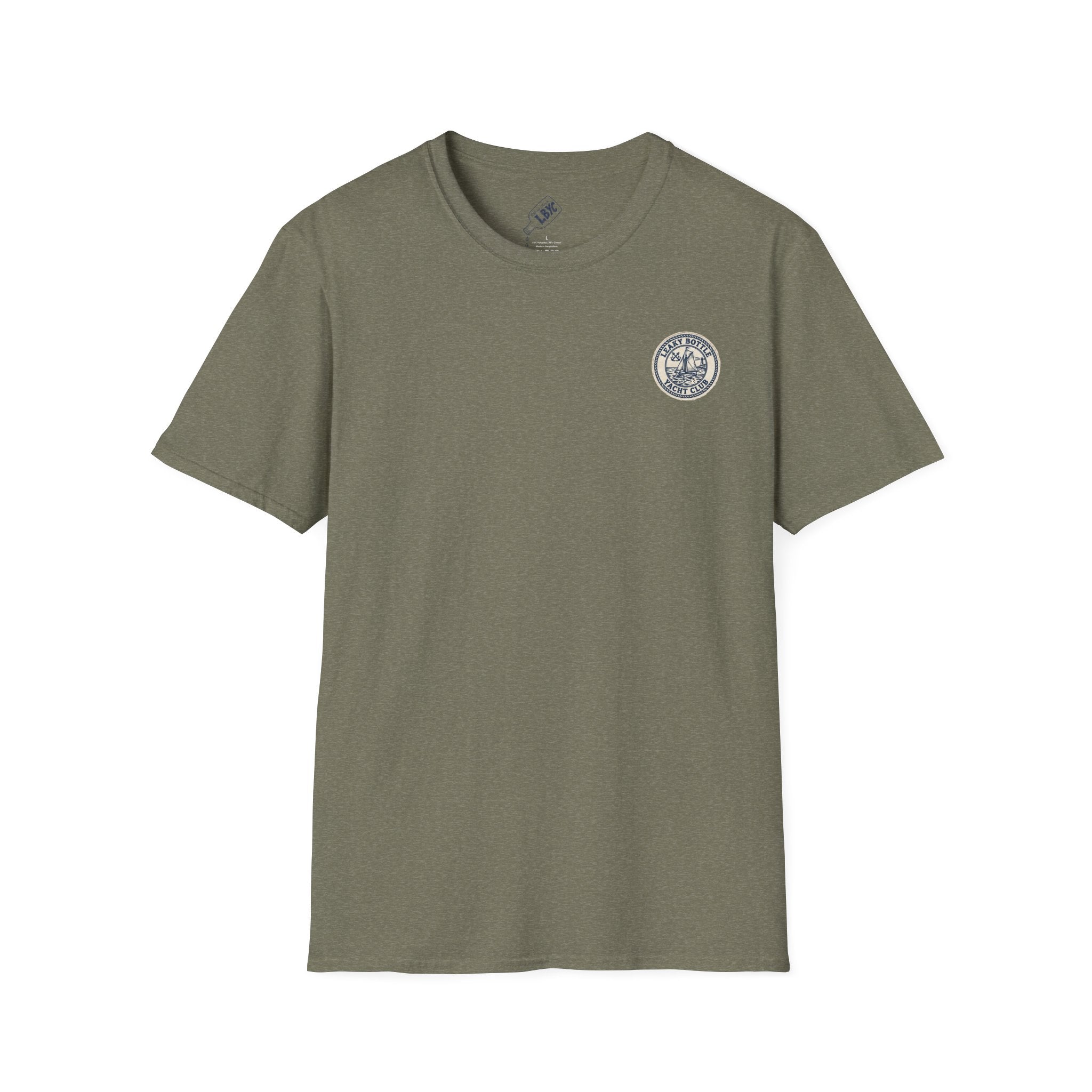 Leaky Bottle Yacht Club Classic Logo Unisex Softstyle T-Shirt