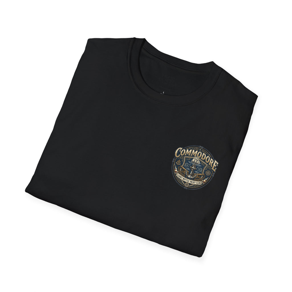 Commodore Yacht Club T-Shirt — Leaky Bottle Yacht Club Vintage Nautical Shirt