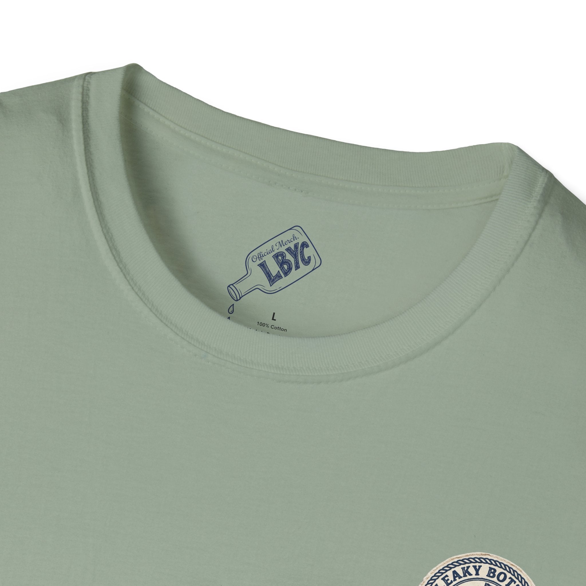 Leaky Bottle Yacht Club Classic Logo Unisex Softstyle T-Shirt