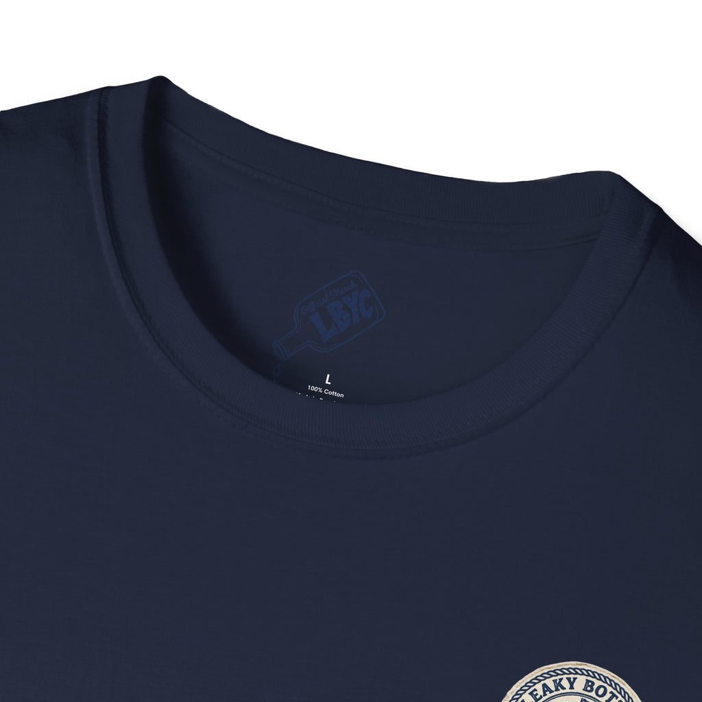 Leaky Bottle Yacht Club Classic Logo Unisex Softstyle T-Shirt