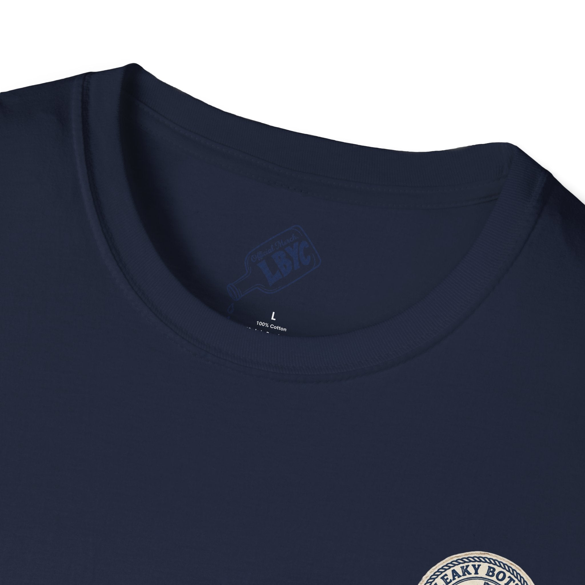 Leaky Bottle Yacht Club Classic Logo Unisex Softstyle T-Shirt