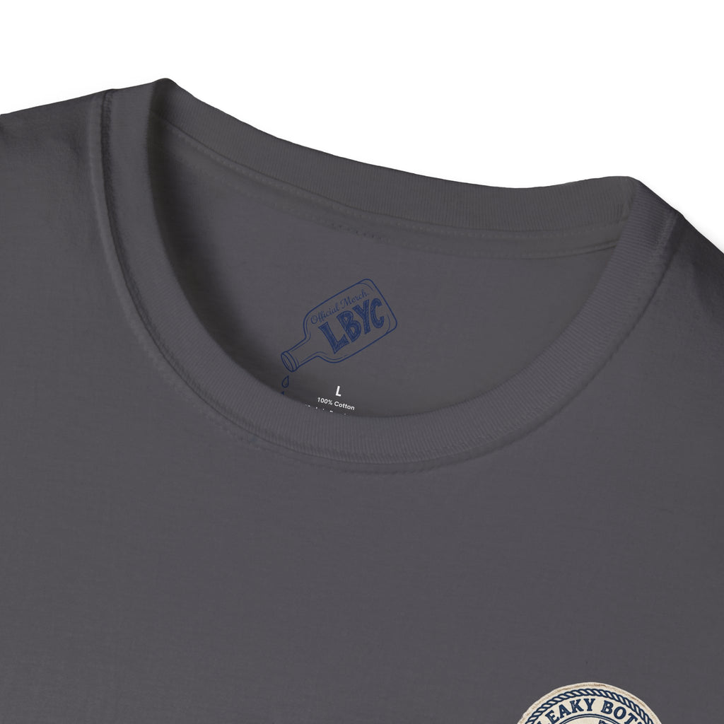 Leaky Bottle Yacht Club Classic Logo Unisex Softstyle T-Shirt