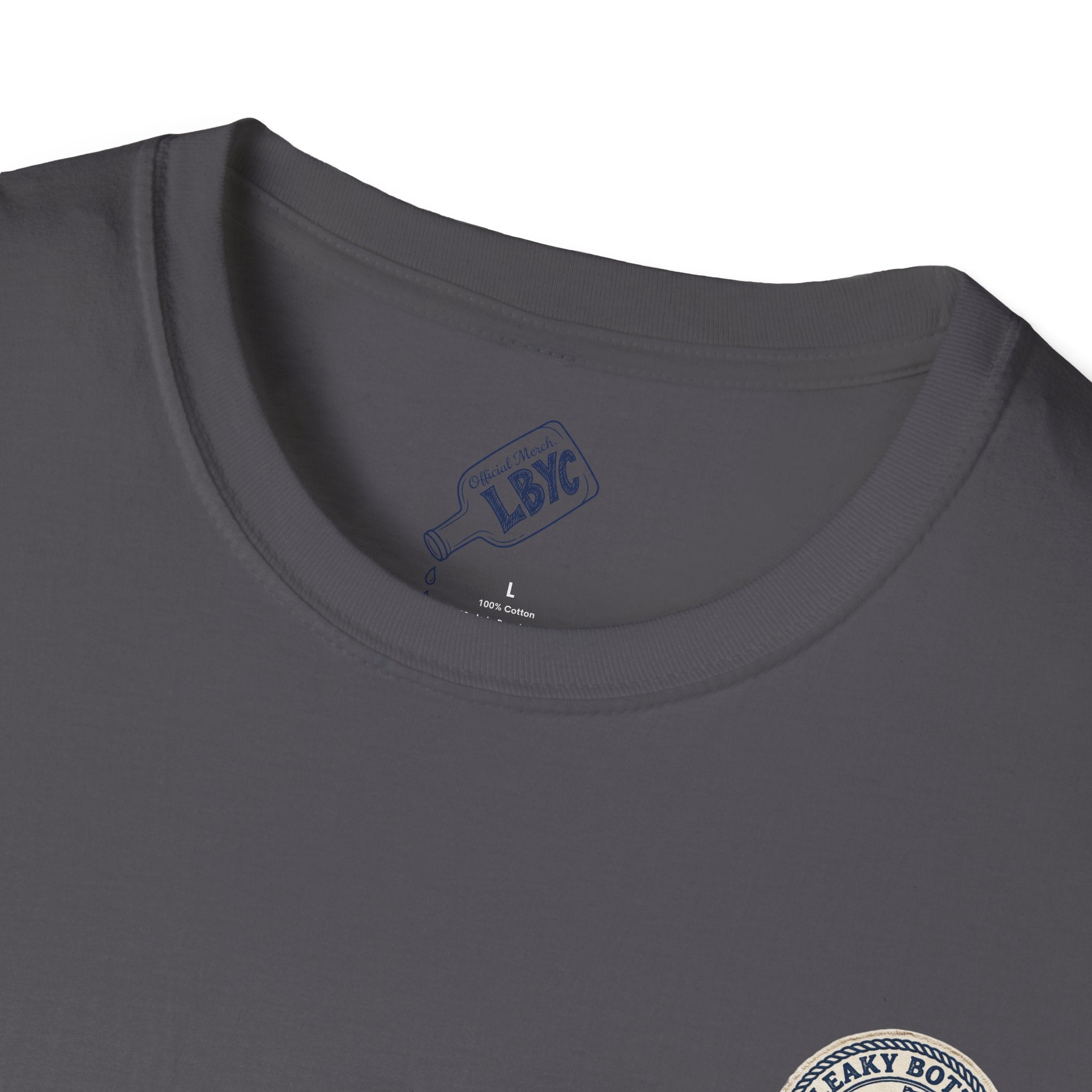 Leaky Bottle Yacht Club Classic Logo Unisex Softstyle T-Shirt