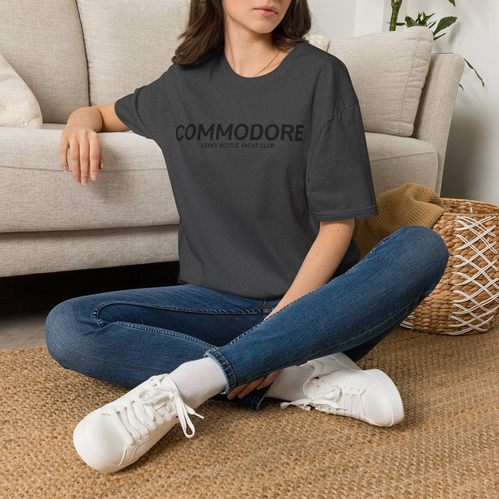 Commodore Yacht Club T-Shirt — "Leaky Bottle" Nautical Casual Tee