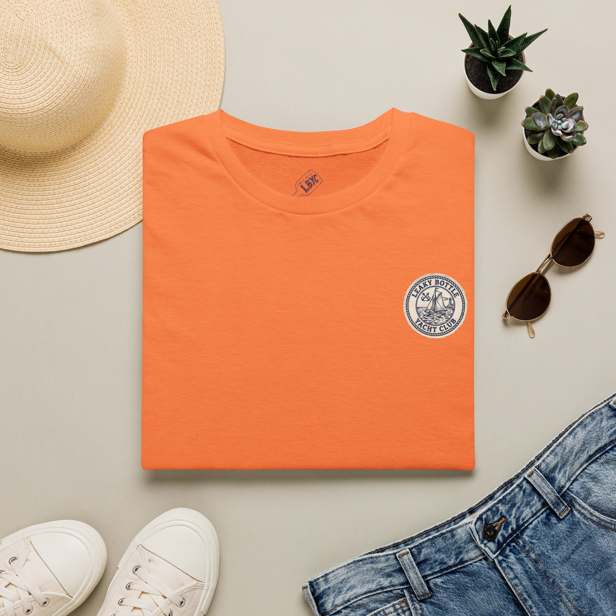 Leaky Bottle Yacht Club Classic Logo Unisex Softstyle T-Shirt