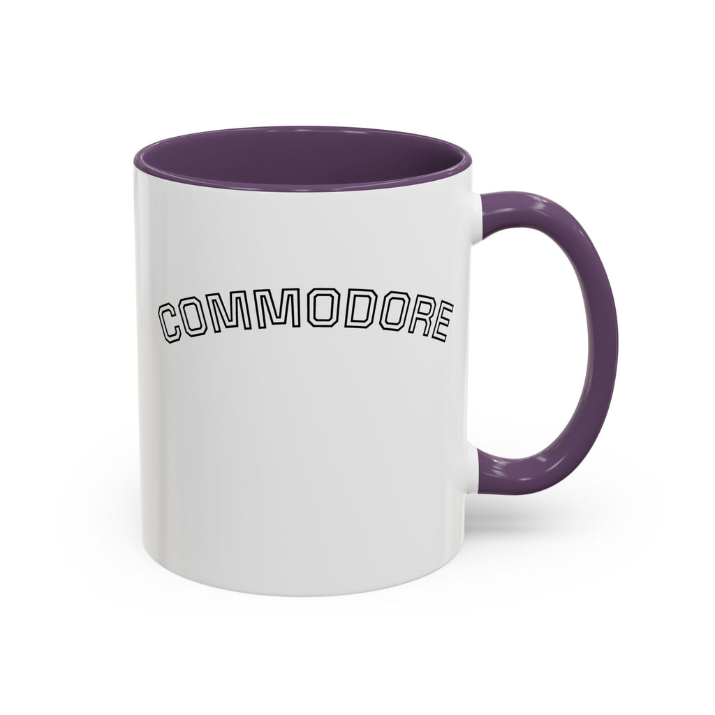 LBYC Commodore Coffee Mug — Nautical Vintage Ship Wheel Accent Mug