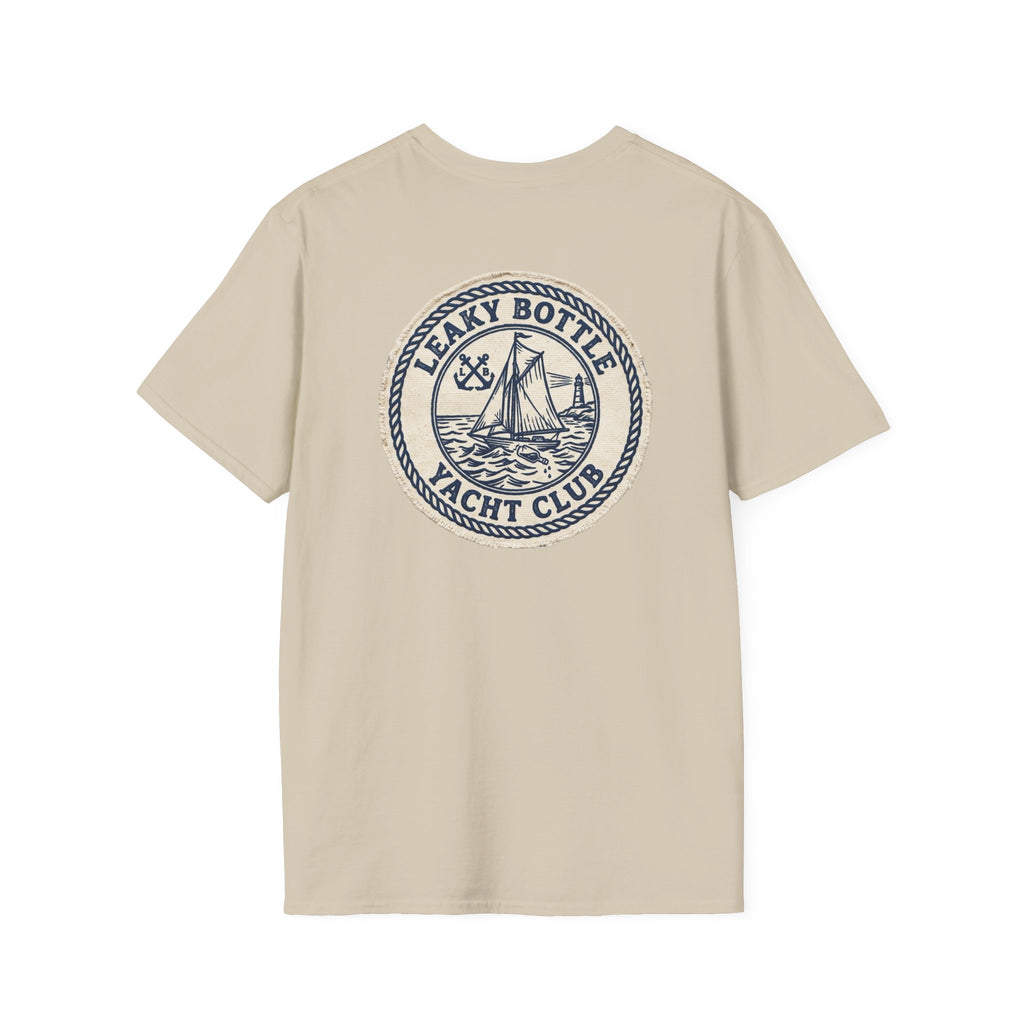 Leaky Bottle Yacht Club Classic Logo Unisex Softstyle T-Shirt