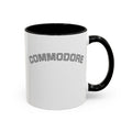LBYC Commodore Coffee Mug — Nautical Vintage Ship Wheel Accent Mug