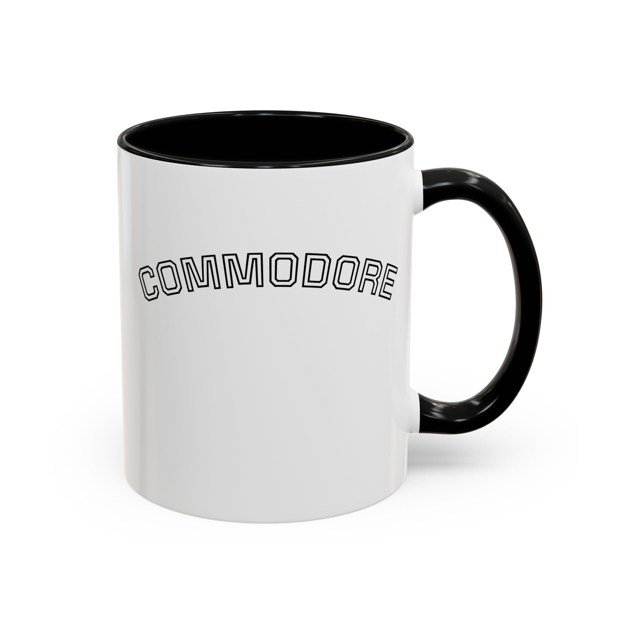 LBYC Commodore Coffee Mug — Nautical Vintage Ship Wheel Accent Mug