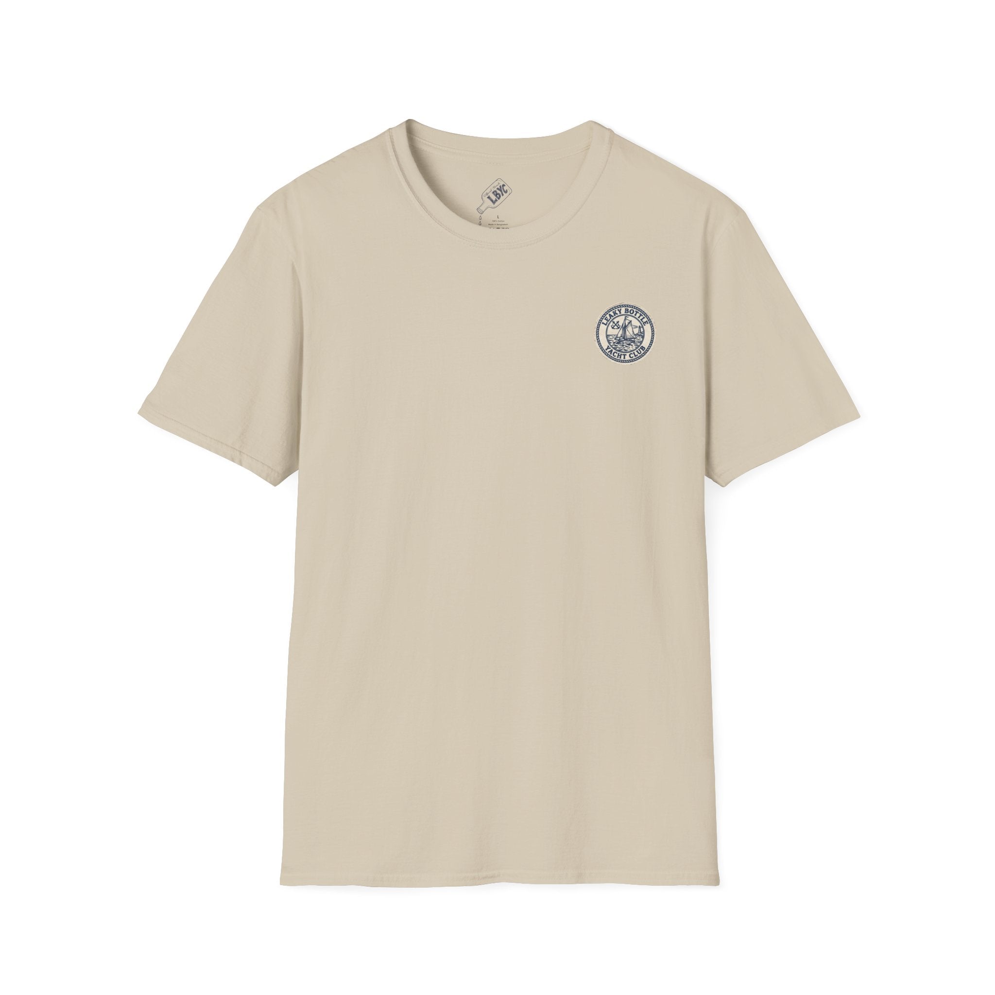Leaky Bottle Yacht Club Classic Logo Unisex Softstyle T-Shirt