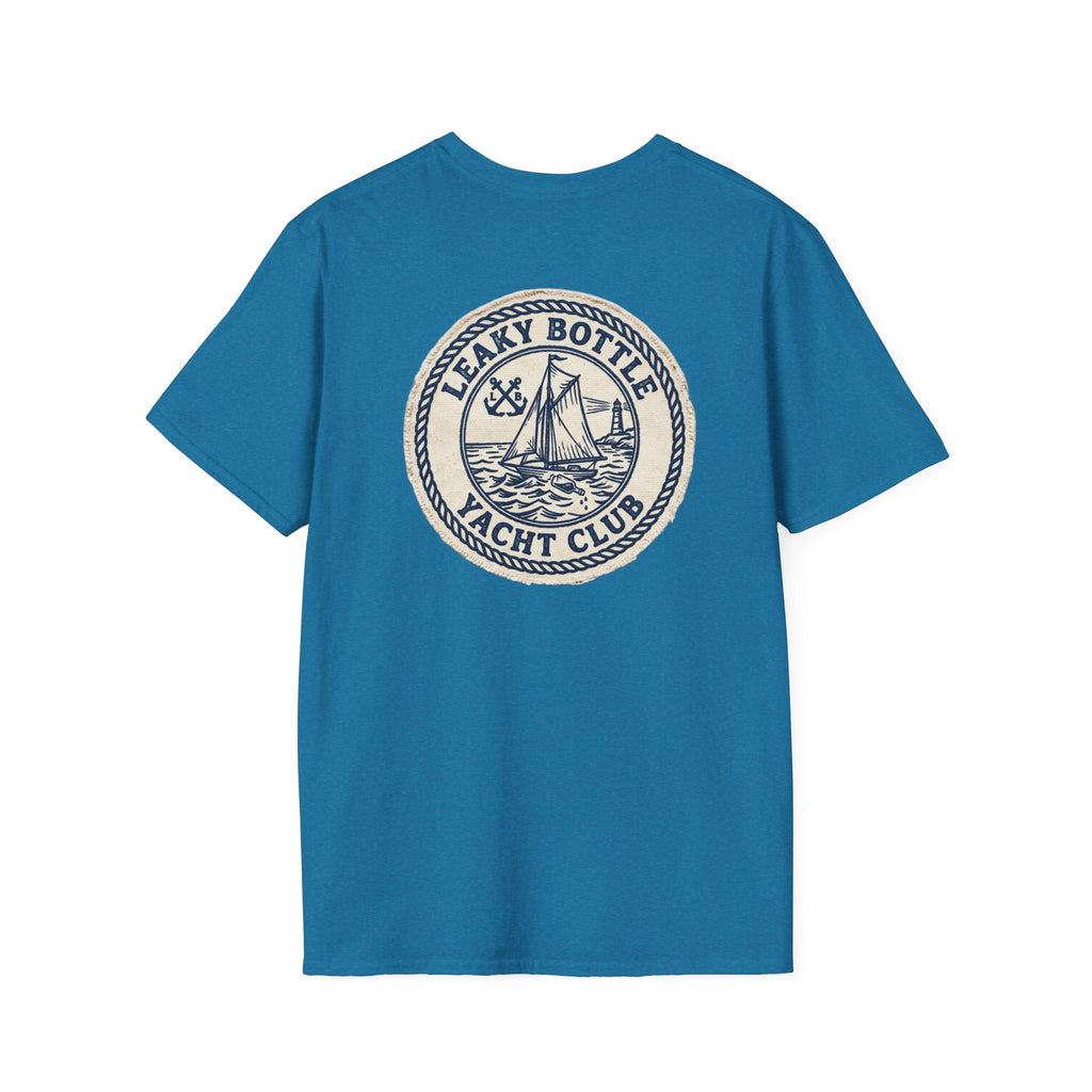 Leaky Bottle Yacht Club Classic Logo Unisex Softstyle T-Shirt