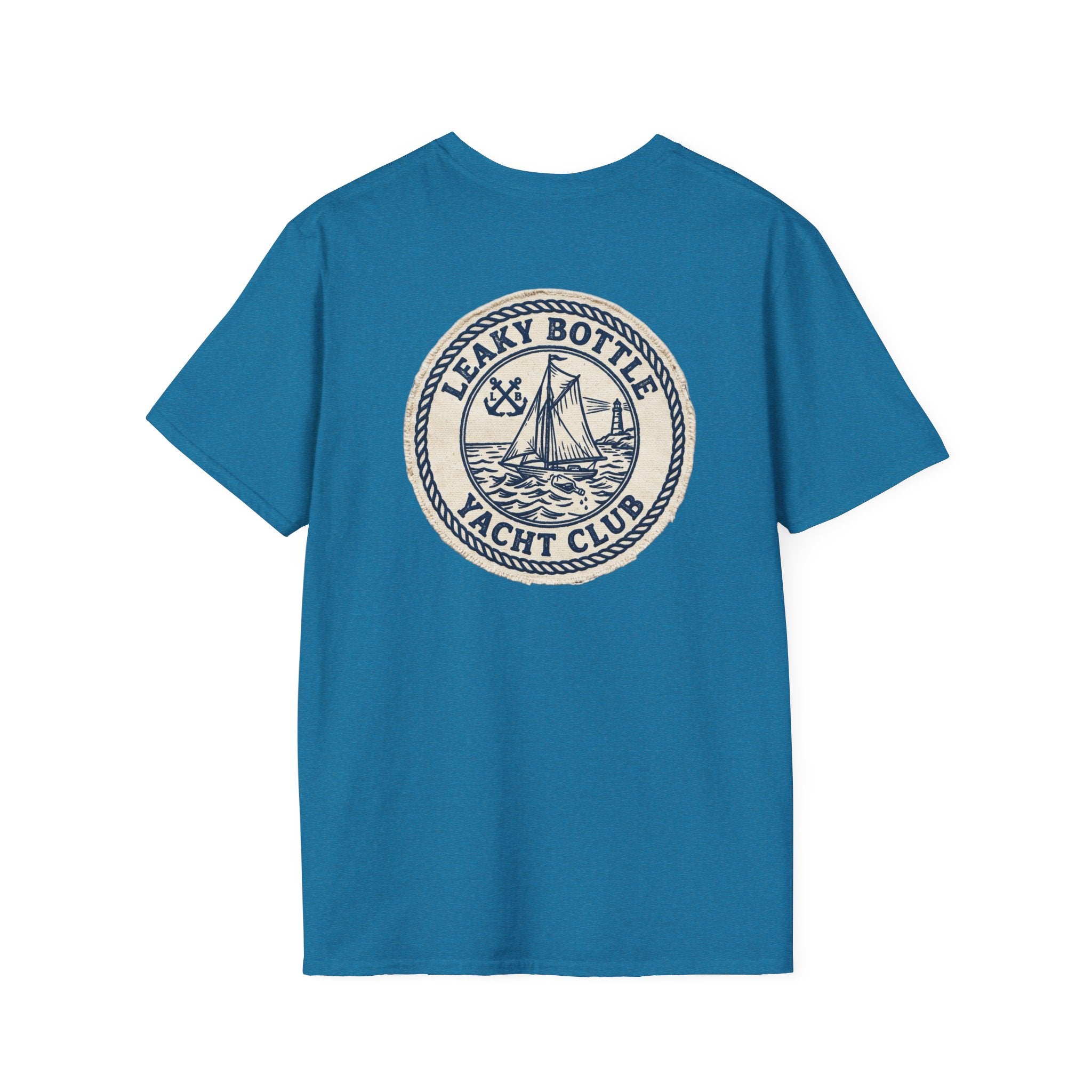 Leaky Bottle Yacht Club Classic Logo Unisex Softstyle T-Shirt