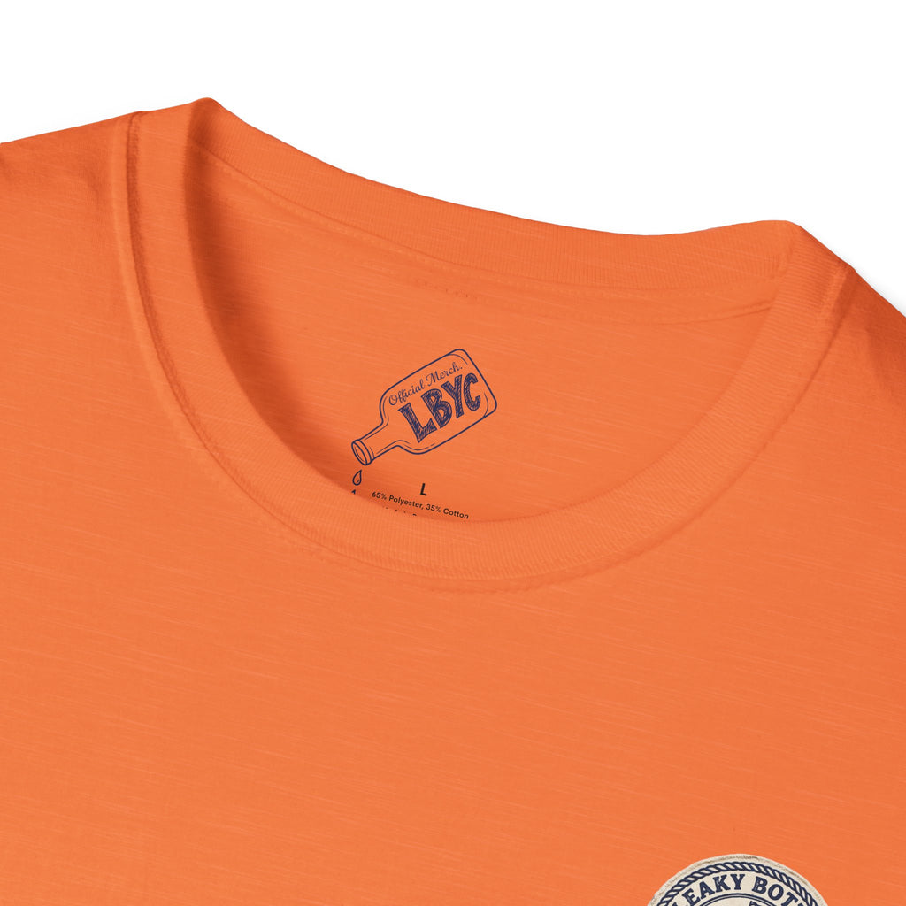 Leaky Bottle Yacht Club Classic Logo Unisex Softstyle T-Shirt