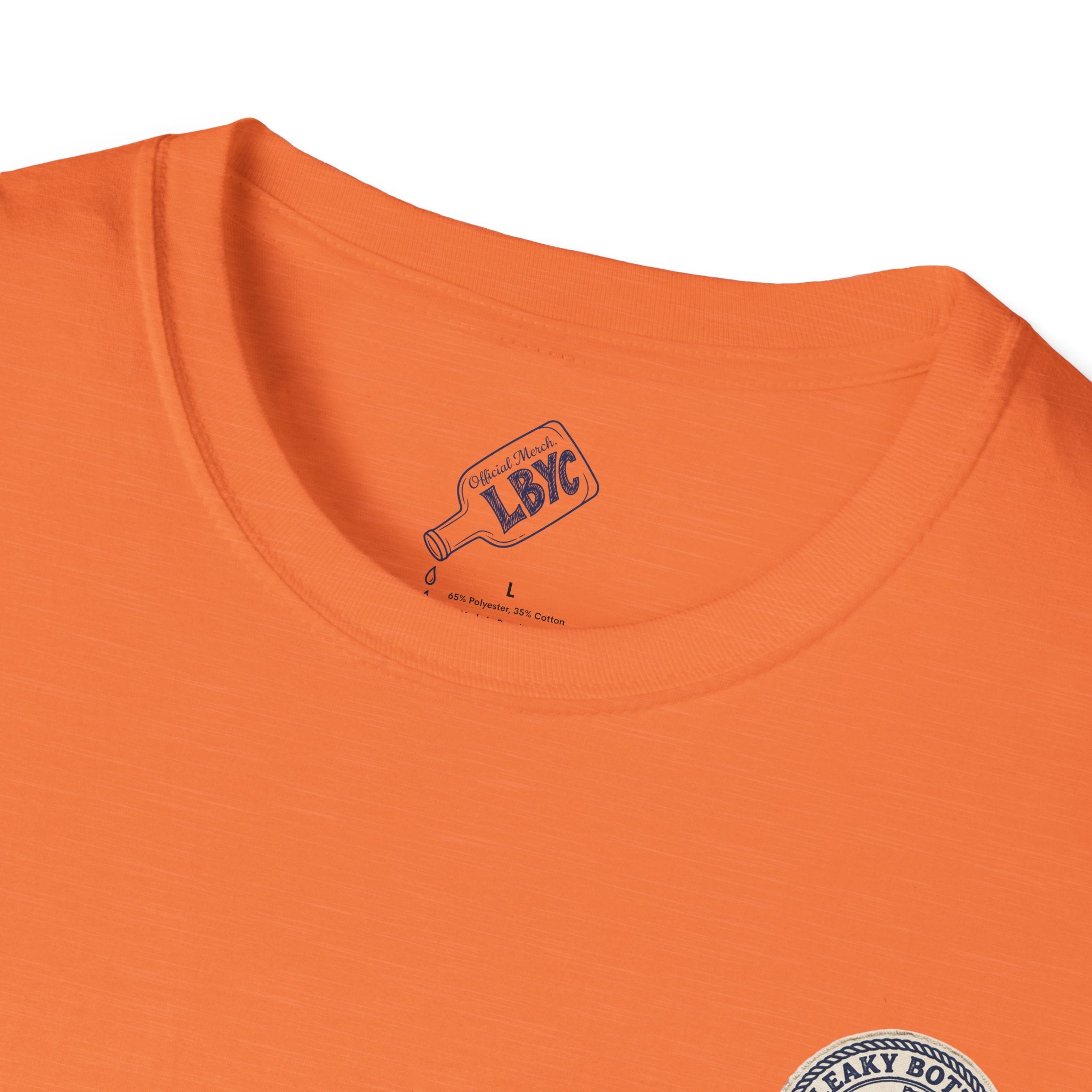 Leaky Bottle Yacht Club Classic Logo Unisex Softstyle T-Shirt