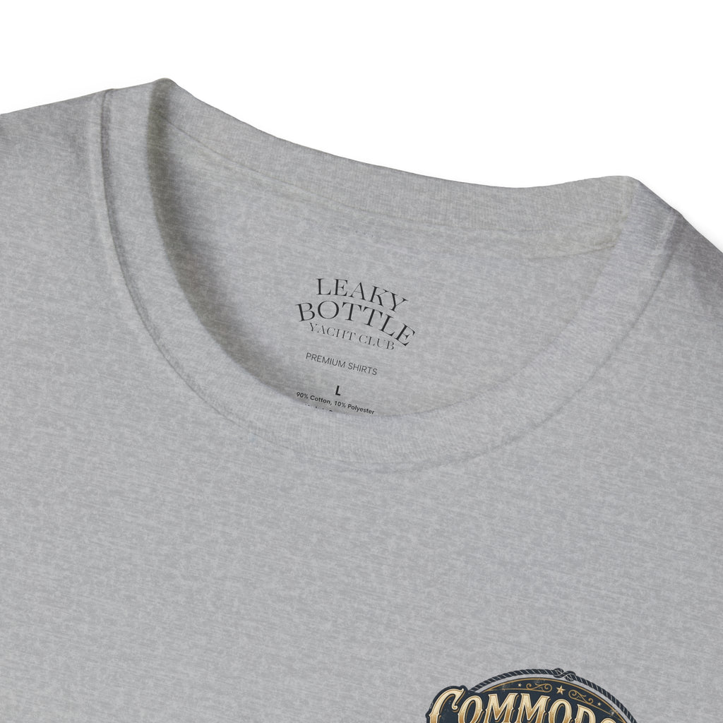 Commodore Yacht Club T-Shirt — Leaky Bottle Yacht Club Vintage Nautical Shirt