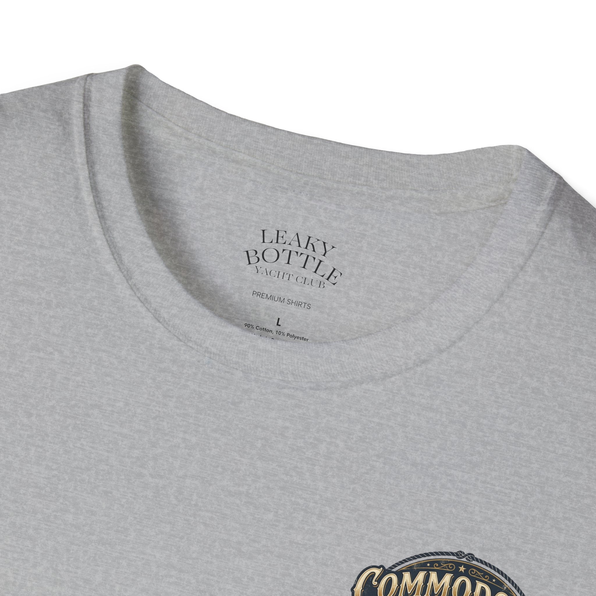 Commodore Yacht Club T-Shirt — Leaky Bottle Yacht Club Vintage Nautical Shirt
